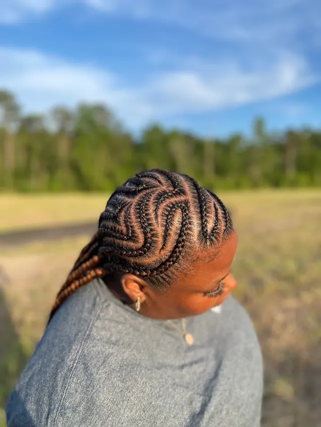 Customer photo of work by Jades Braids, from Bri Chardae's review