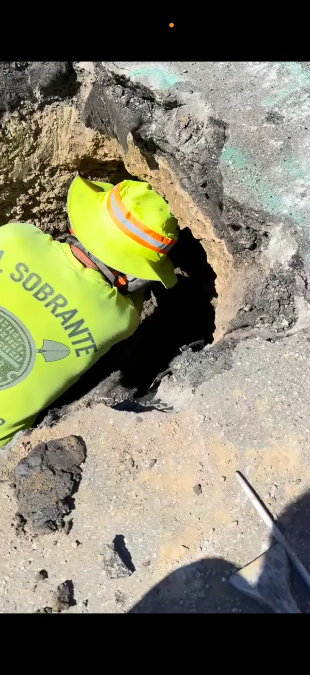 Customer photo of work by El Sobrante Sewer Repair, from Erkan Ayhan's review