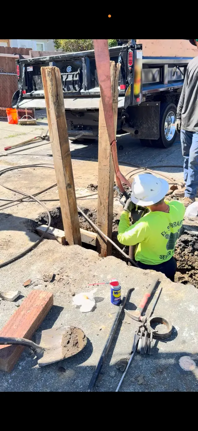 Customer photo of work by El Sobrante Sewer Repair, from Erkan Ayhan's review