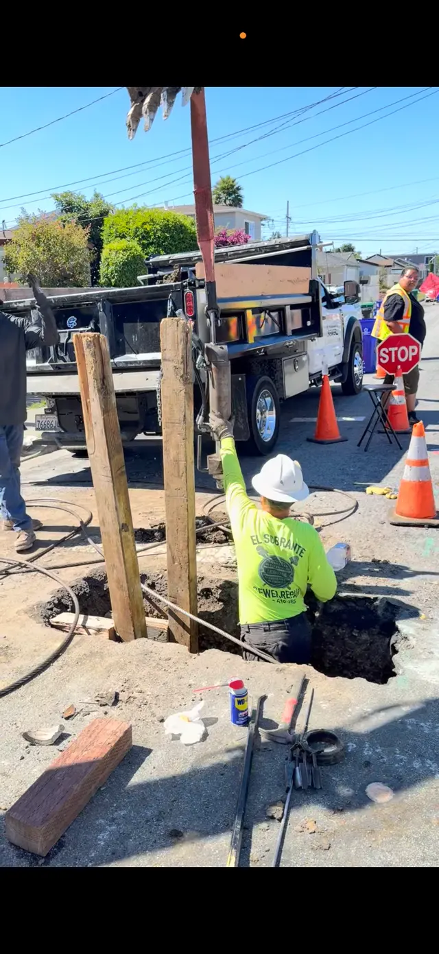Customer photo of work by El Sobrante Sewer Repair, from Erkan Ayhan's review