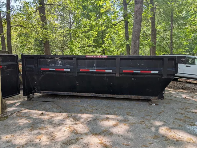 Customer photo of work by Carolina Dumpster Company, from P Long's review