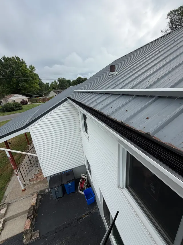 Customer photo of work by Utica Gutters, from Tim Toscano's review