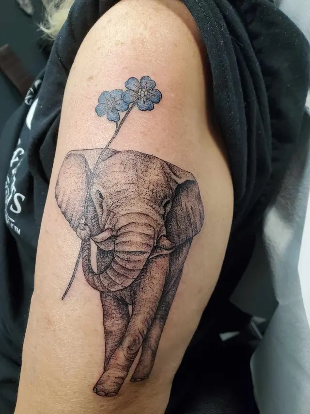 Customer photo of work by Soul Sketch Ink, from Virgil LaFlash's review