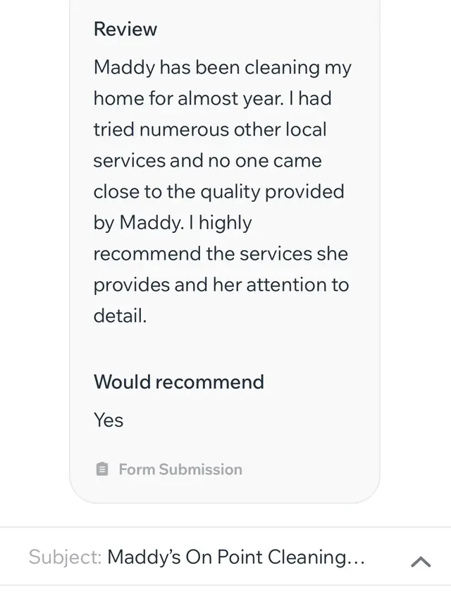 Maddy's On Point! cleaning service — photo from the business 12
