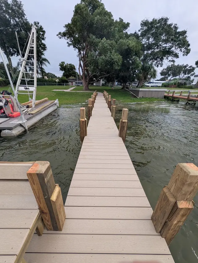 Customer photo of work by AquaCraft Docks & Seawalls, LLC, from K's review