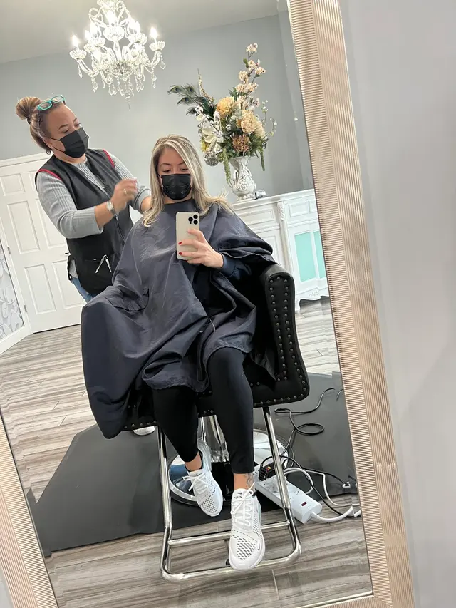 Customer photo of work by Yigsy Hair Studio, from Catherine Limonta's review