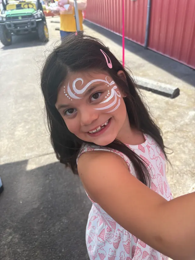 Customer photo of work by Aunt Toni's Face Painting, from CLARISSA HUDSON's review