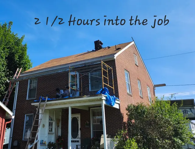 Customer photo of work by Dependable Roofing Inc, from Christine Knouse's review