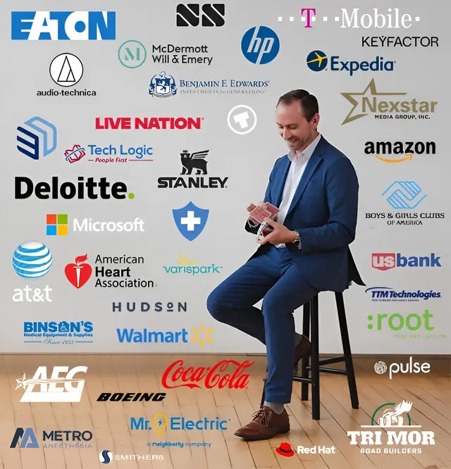 Magician Brian Masters — photo from the business 1