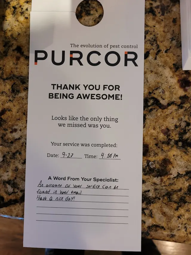 PURCOR Pest Solutions — customer photo 12