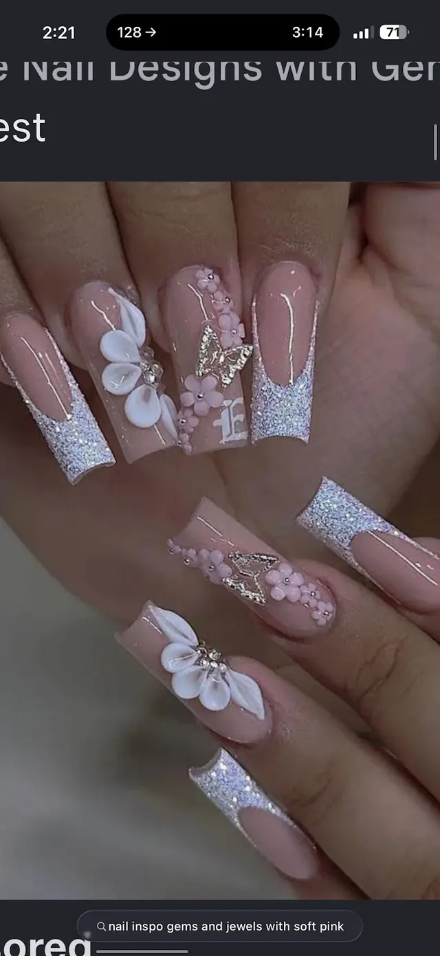 Customer photo of work by SuperNailsWBL, from Maddie Shockey's review