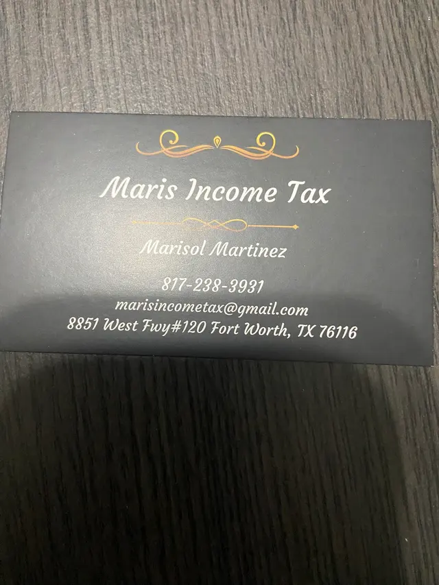 MARI'S INCOME TAX — customer photo 3