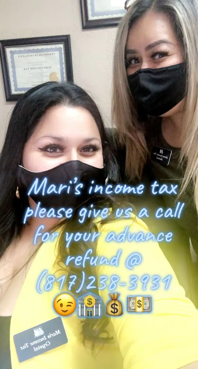 MARI'S INCOME TAX — photo from the business 9