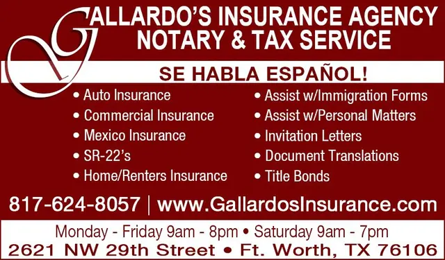 Gallardo's Insurance Agency Notary & Tax Service — photo from the business 2