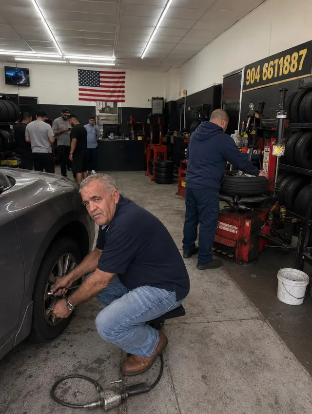 Plus Tires Brakes Oil change — photo from the business 7