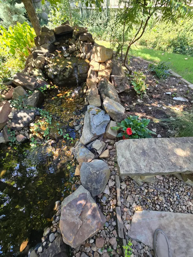 Customer photo of work by Oklahoma Ponds, from David Washington's review