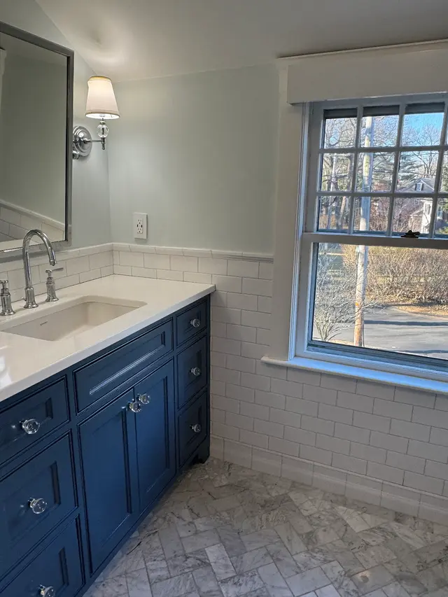 Customer photo of work by color theory Boston, from Katie Barry's review