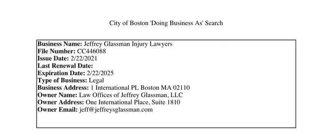 Jeffrey Glassman Injury Lawyers — photo from the business 6