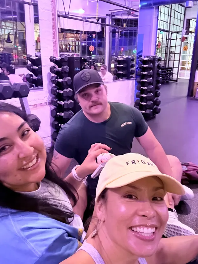 Customer photo of work by FRIDAY | MAT PILATES, STRENGTH & SPIN | DOWNTOWN, from Voluptuous Vegan's review