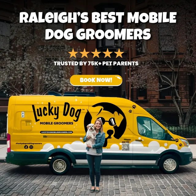 Lucky Dog Mobile Groomers - Raleigh, NC — photo from the business 12