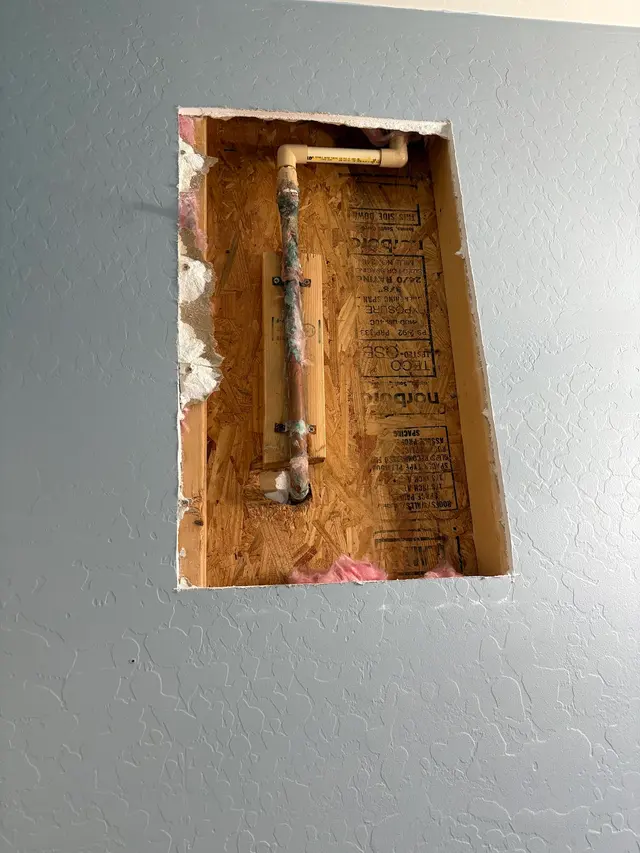 Customer photo of work by Wyman Plumbing & Mechanical LLC, from Monica Blasko's review