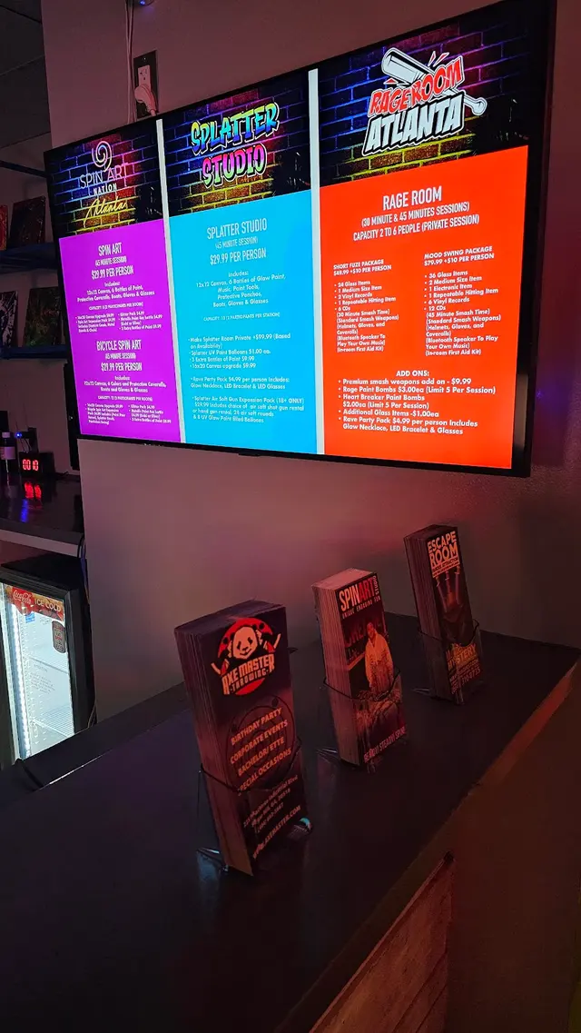 Spin Art Splatter Paint, Rage Room & Game Show (Atlanta) — photo from the business 7