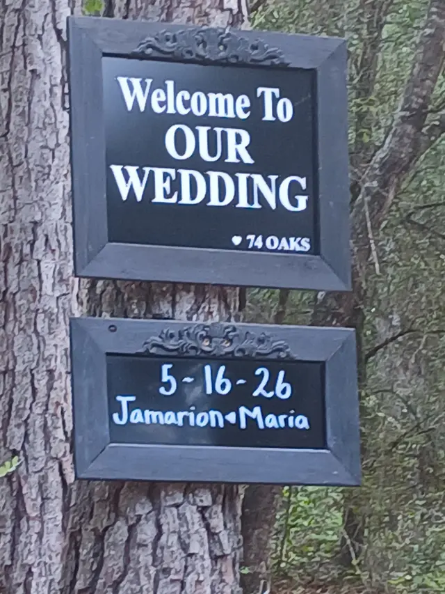 Customer photo of work by 74 Oaks Wedding & Event Venue, from Shenika Butts's review