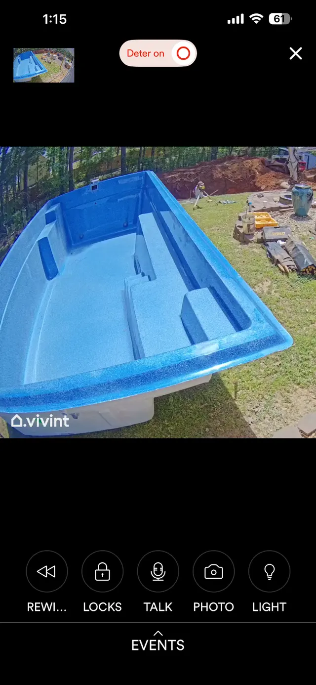 Customer photo of work by Premier Pools & Spas, from Tiffany Herring's review