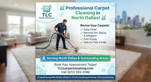 TLC Carpet Cleaning Inc - Carpet Cleaning Dallas, Fort Worth — photo from the business 1