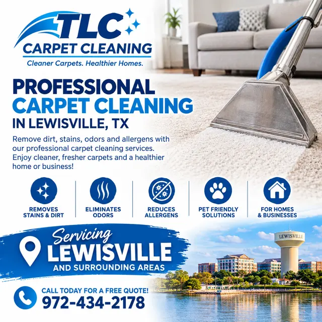 TLC Carpet Cleaning Inc - Carpet Cleaning Dallas, Fort Worth — photo from the business 5