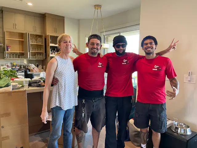 Customer photo of work by Muscle Movers Henderson, from Elizabeth Reiter's review
