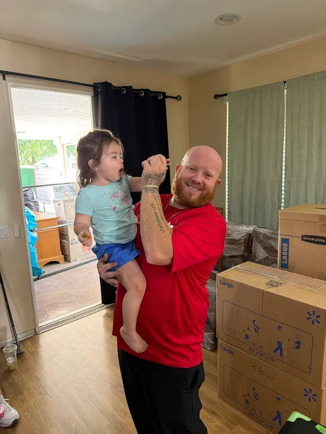 Customer photo of work by Muscle Movers LLC Las Vegas, from Chris & Amber Soltysiak's review
