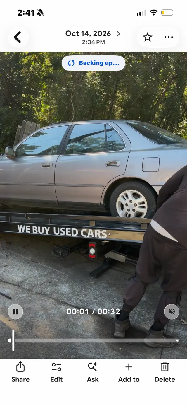 Customer photo of work by Grace to Grace towing-cash for used junk cars Atlanta- wrecked & some no title car removal near me, from Octavia Smith's review