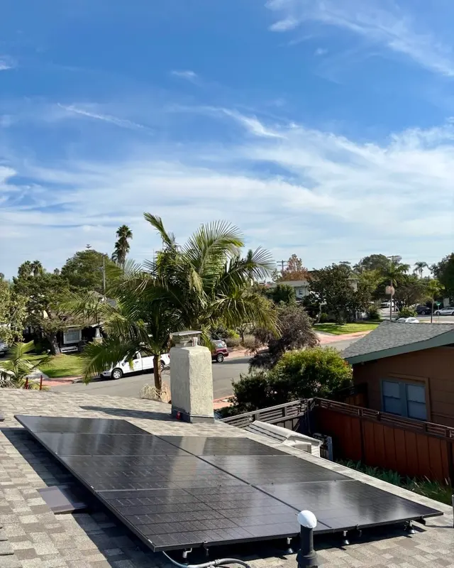 Customer photo of work by San Diego County Solar, from Lee Coursey's review