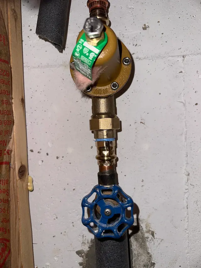 Customer photo of work by Zippy Plumber, from Phil Collins's review