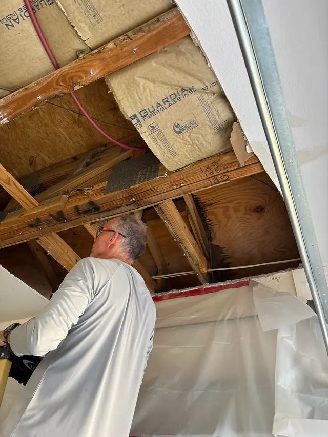 Customer photo of work by Microscope Mold and Water Damage Restoration, from Sarah Lang's review