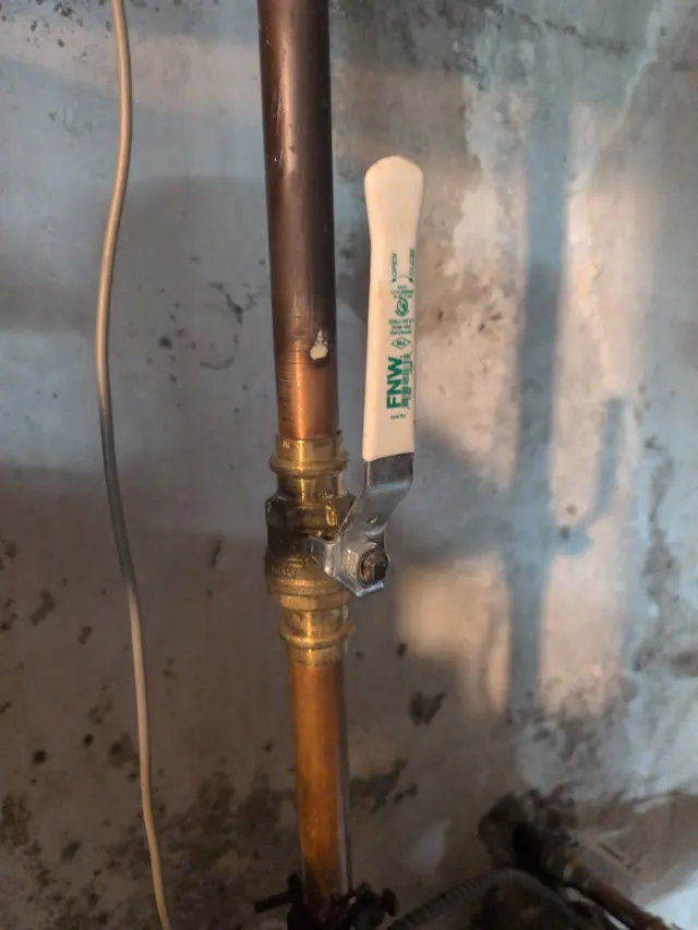 Customer photo of work by Plumbing Problem Solvers, from Abraham Evangelista's review