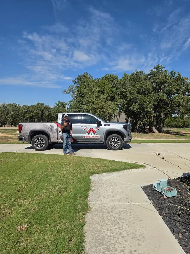Customer photo of work by Firefighter Roofing, from Kristy M's review
