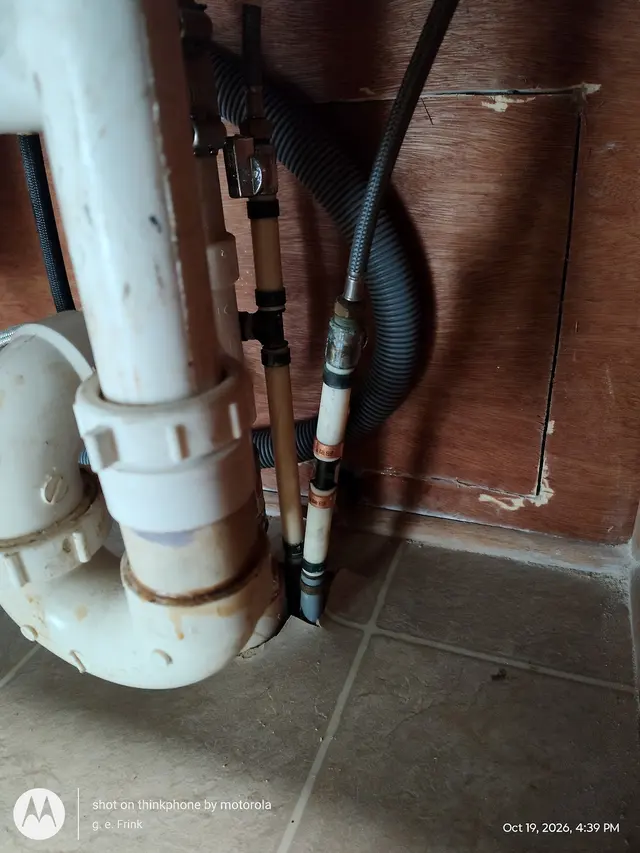 Customer photo of work by Bliss Plumbing, from g. e. Frink's review