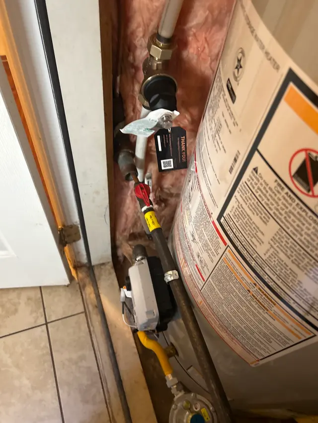 Customer photo of work by M.D. Plumbing, Water Heater & Sewer Repair, from Blanche Jackson's review