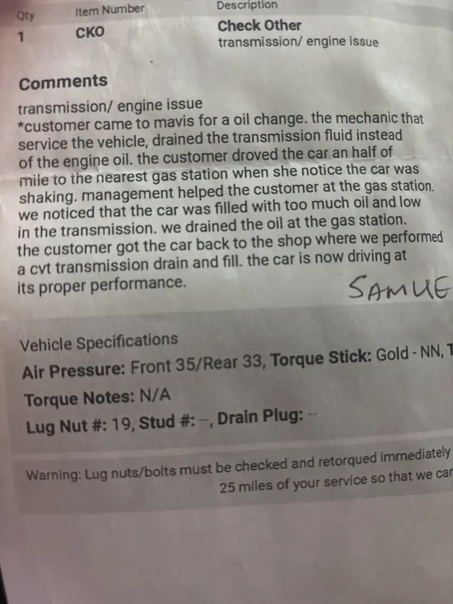 Mavis Discount Tire — customer photo 8