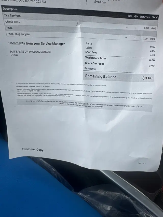 Mavis Discount Tire — customer photo 9