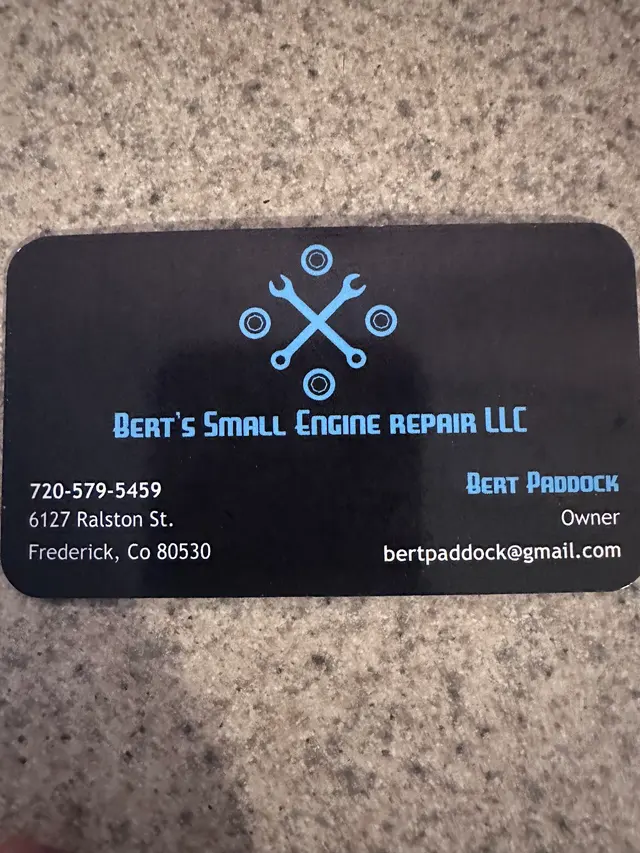 Bert's Small Engine Repair LLC — photo from the business 1