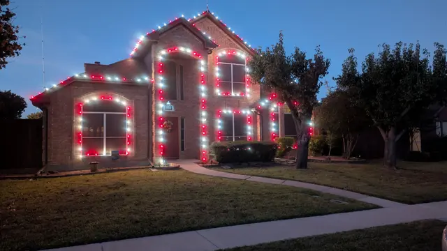 Customer photo of work by The Christmas Lights Experts, from Cory Faylor's review