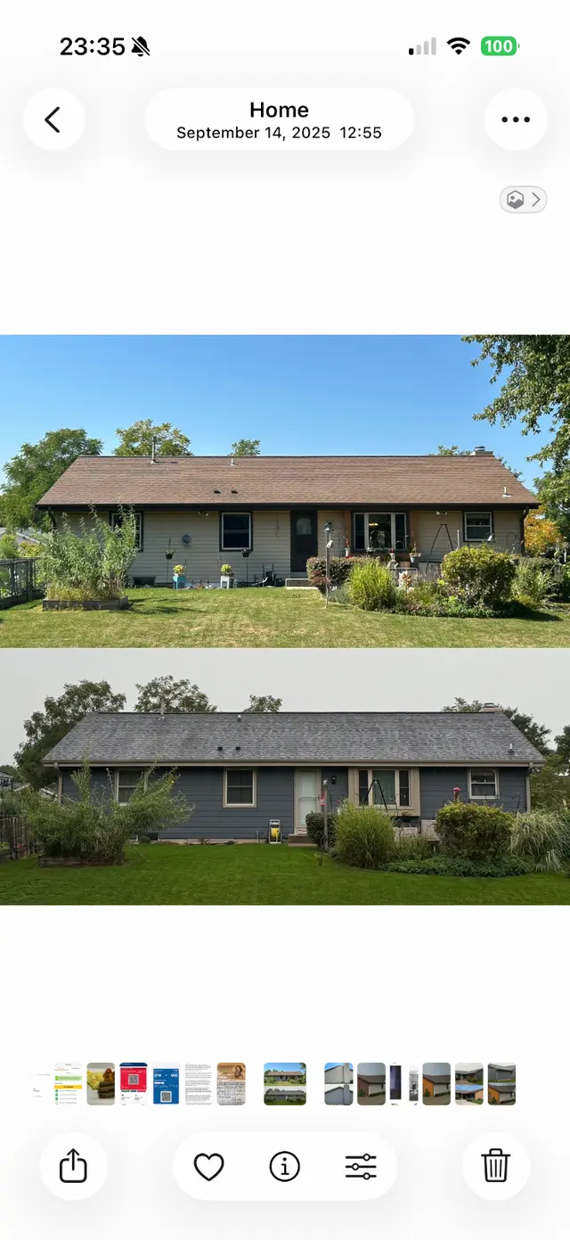 Customer photo of work by Absolute Home Improvements Inc., from Todd Sauve's review