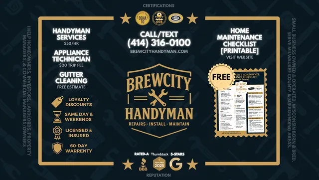 BrewCity Handyman, LLC — photo from the business 1