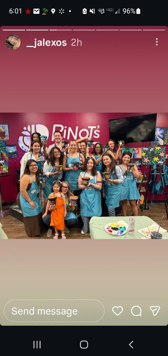 Customer photo of work by Pinot's Palette, from Priscilla Segarra's review