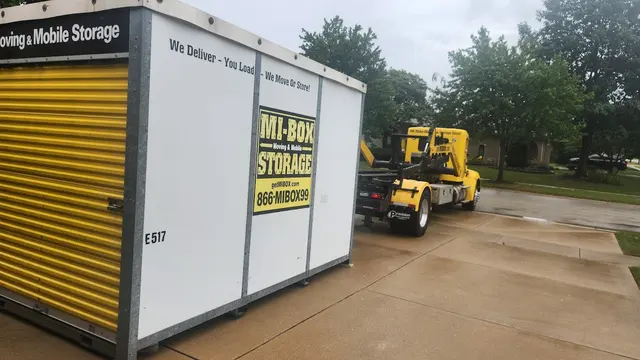 Customer photo of work by MI-BOX Moving & Mobile Storage of Chicagoland, from James Buchler's review