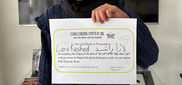 Customer photo of work by ITQAN Learning Center of Jax, Inc., from Ebtehal Ouf's review