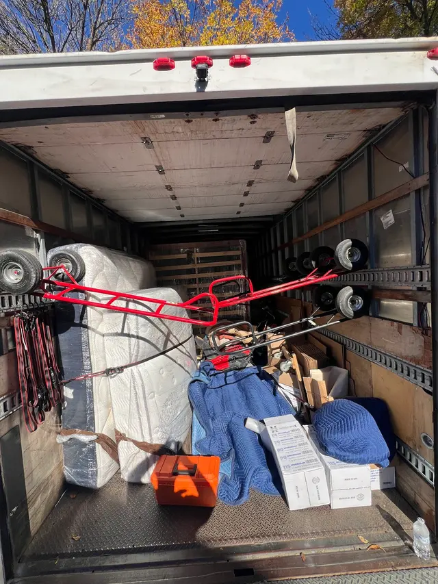 Customer photo of work by A2B Movers, from Hannah Caprez's review